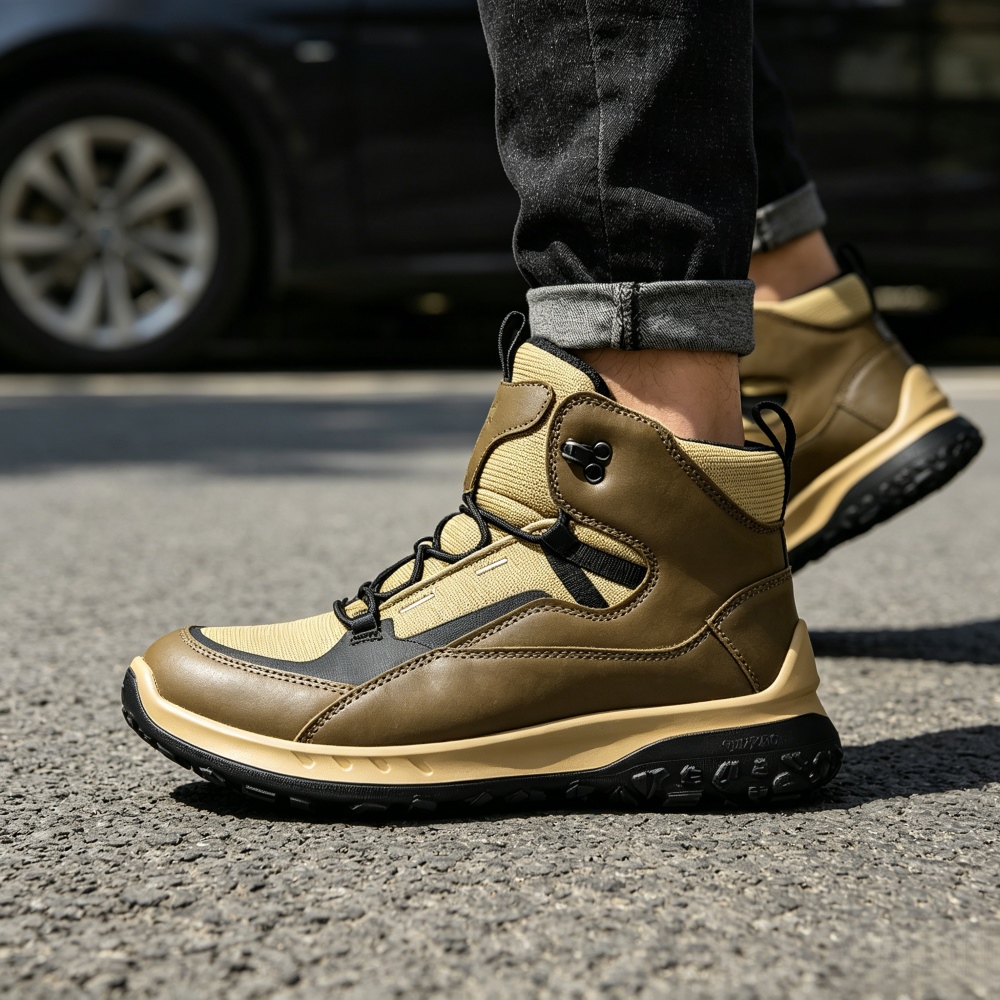 Streetwear Brand Shoes - أحذية جلدية عالية الرقبة للرجال من