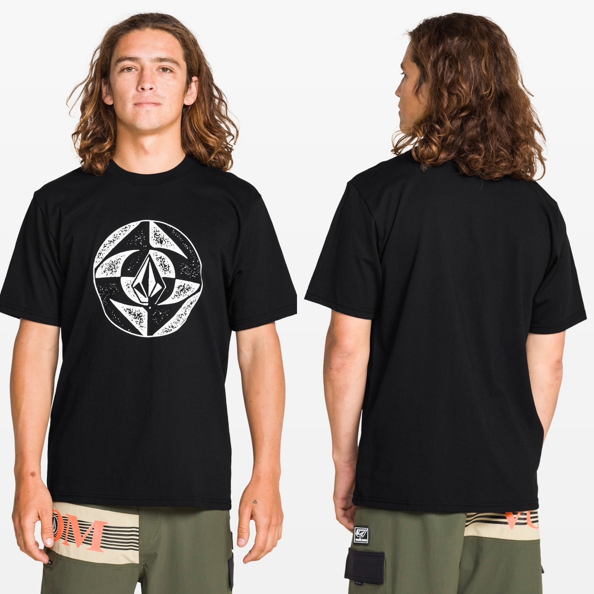 Streetwear Brand Stoned & Co - تي شيرت Circle Stone Split Volcom