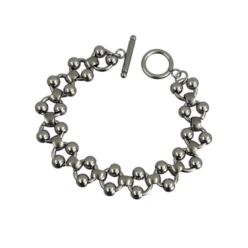 سوار خرز فولاذي مجوف بتصميم با - مراجعة Streetwear Brand Jewelry وسعره