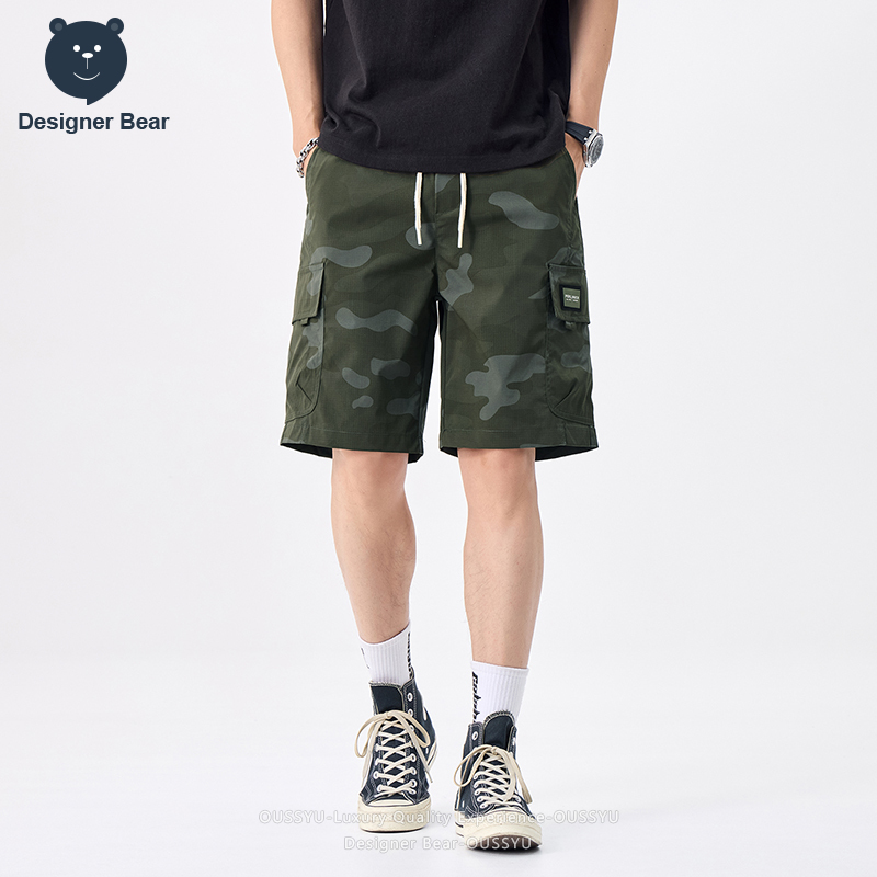 شورتات كارجو رجالية صيفية مموه - مراجعة Streetwear Brand Designer وسعره