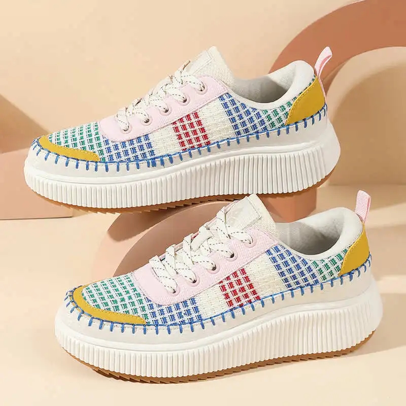 أحذية نسائية بنية مسطحة أحذية  - مراجعة Streetwear Brand From China وسعره