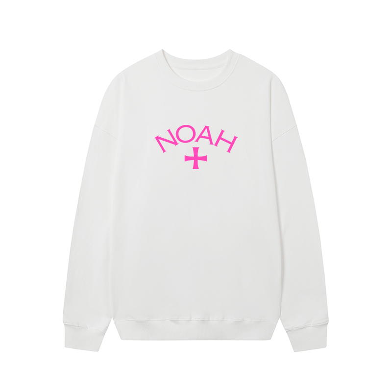 سترة نوح الوردية بطباعة الصليب - مراجعة Streetwear Brand Noah وسعره