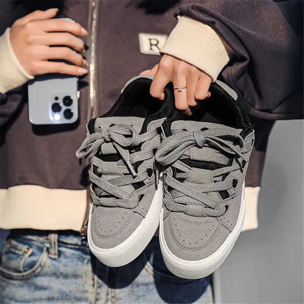مع جلد الهيب هوب أحذية المدرسة - مراجعة Streetwear Brand From China وسعره